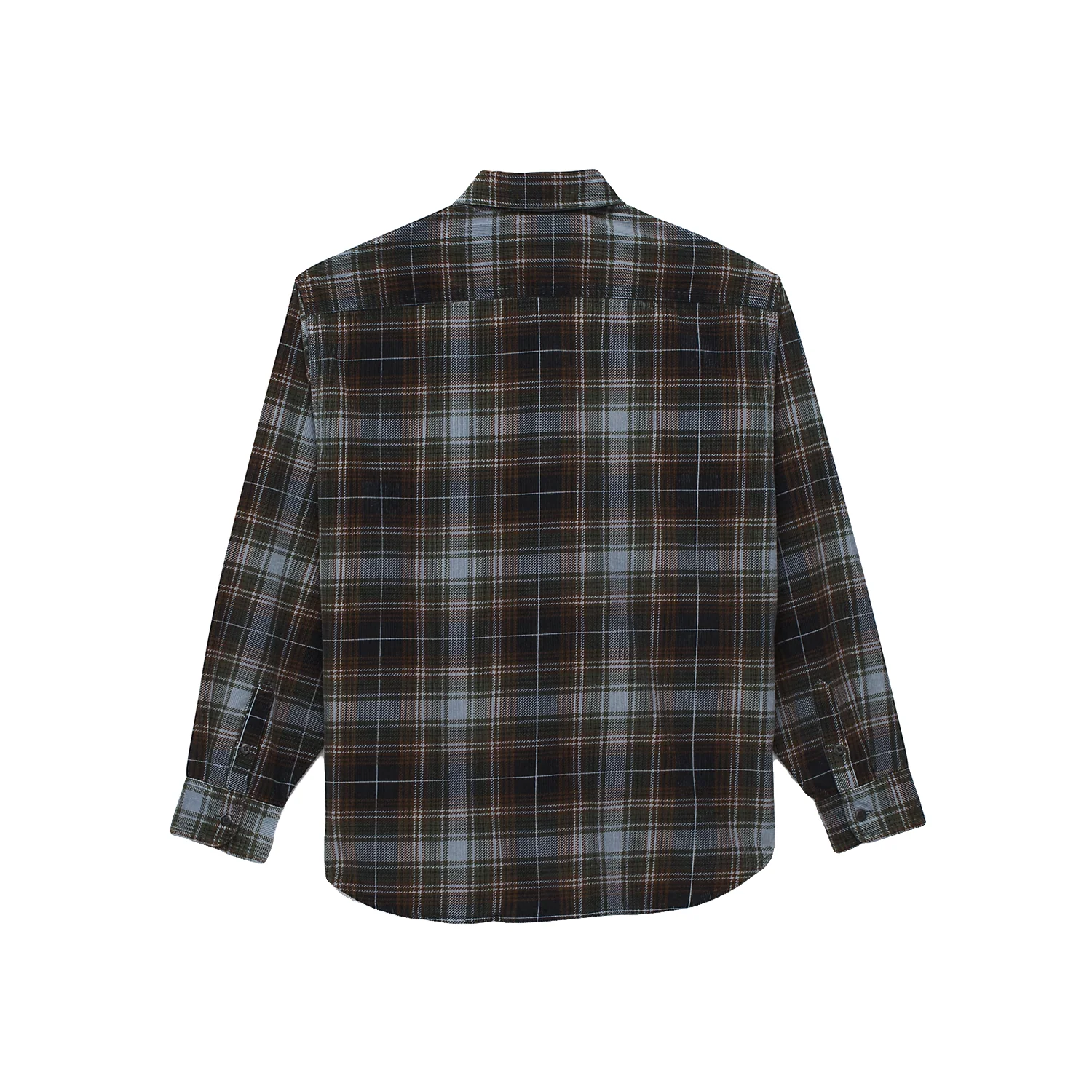 Vans Men's Mayhill L/S Woven Shirt Black-Blue Mirage - Image 4