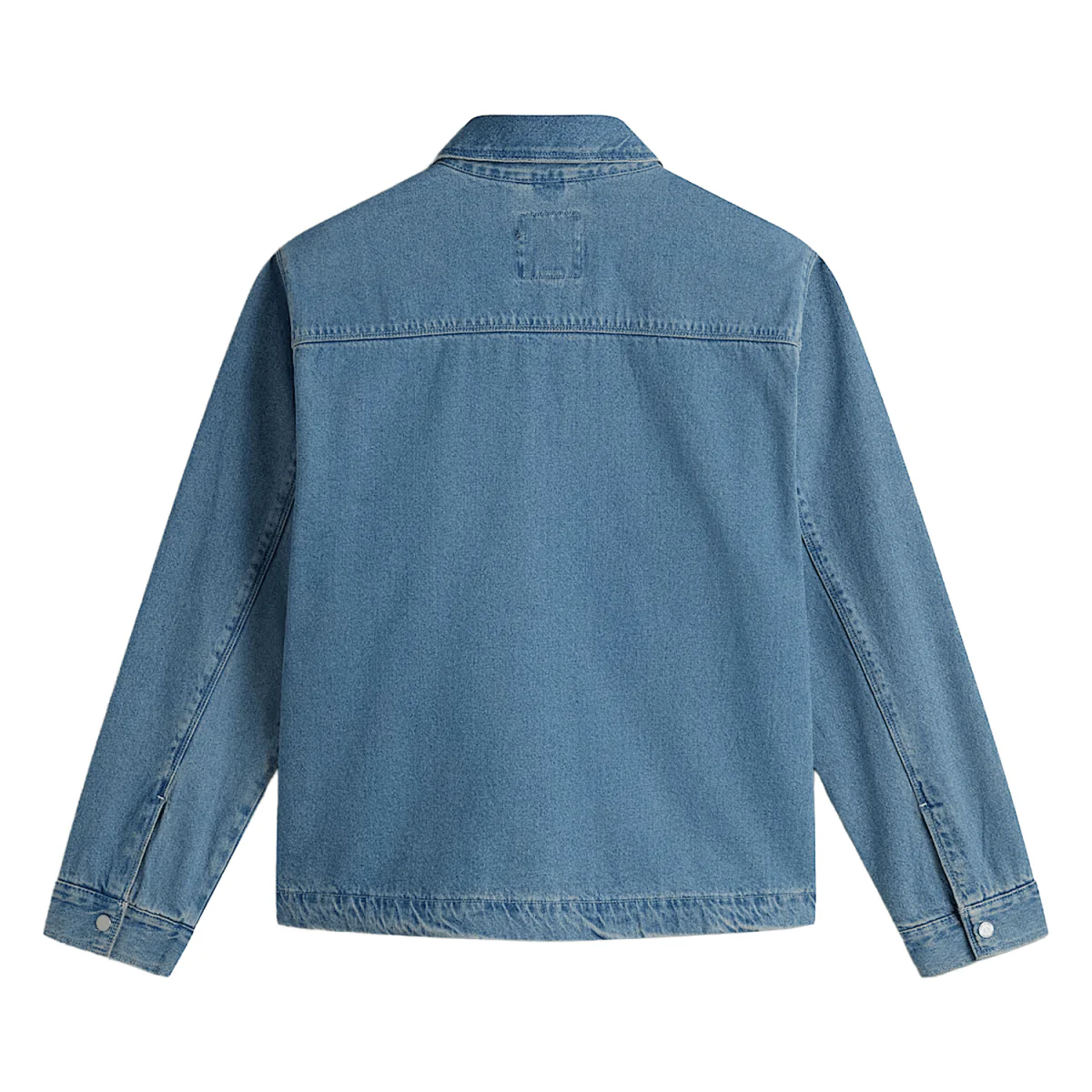Vans Men's McAvoy Denim Station Jacket Stonewash Blue - Image 5