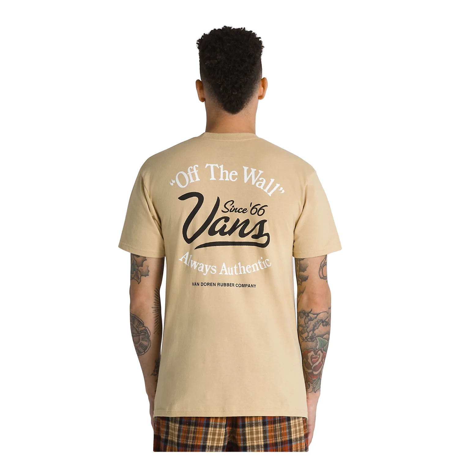 Vans Men's Middle Of Nowhere S/S Tee Taos Taupe - Image 3