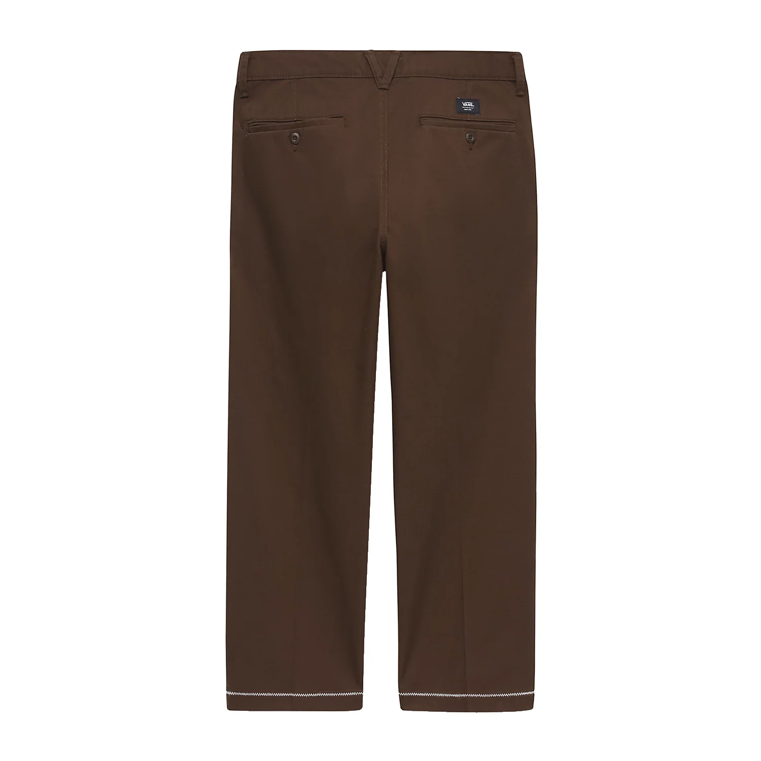 Vans Men's Mikey FEB Authentic Relaxed Cropped Chino Pant Demitasse - Image 5