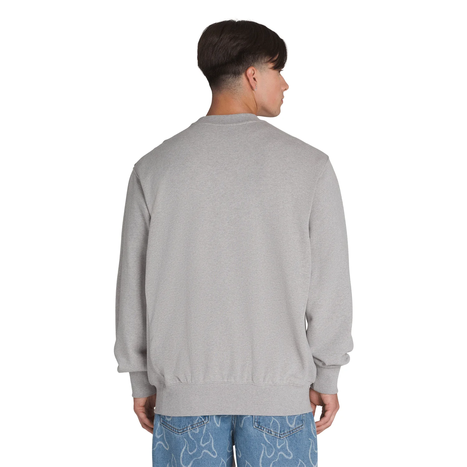 Vans Men's Original Standards Crew Sweater Cement Heather - Image 2