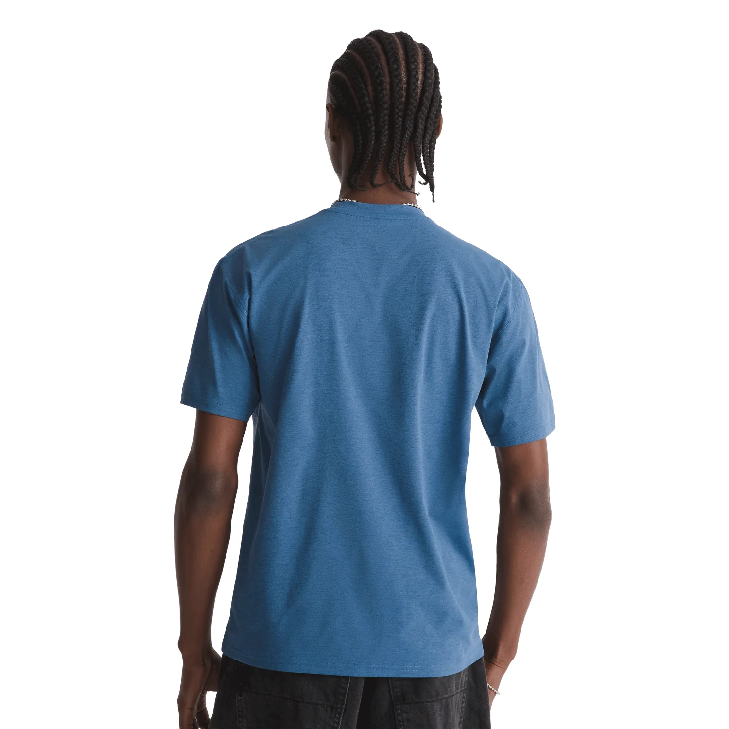 Vans Men's Outline Hybrid S/S T-Shirt True Navy - Image 3