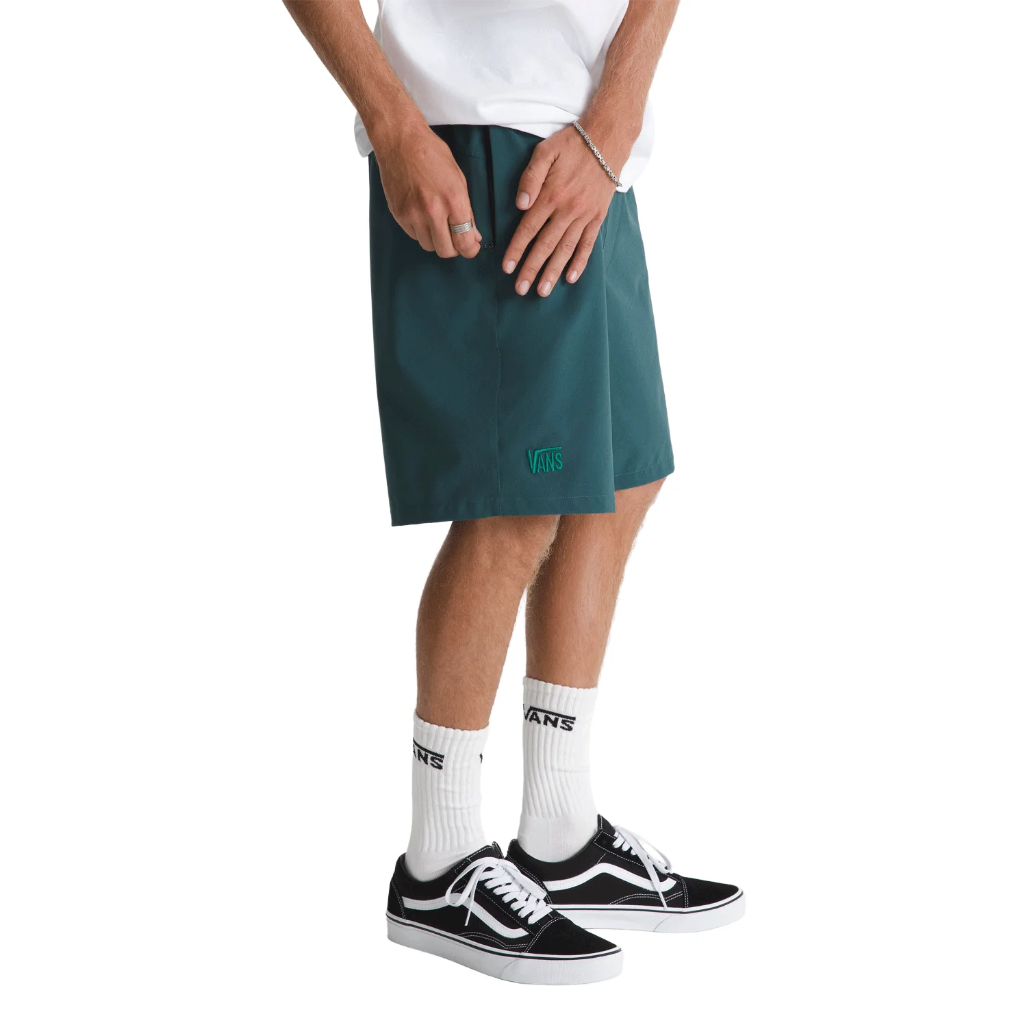 Vans Men's Outline Hybrid Short Mystic Moss - Image 3
