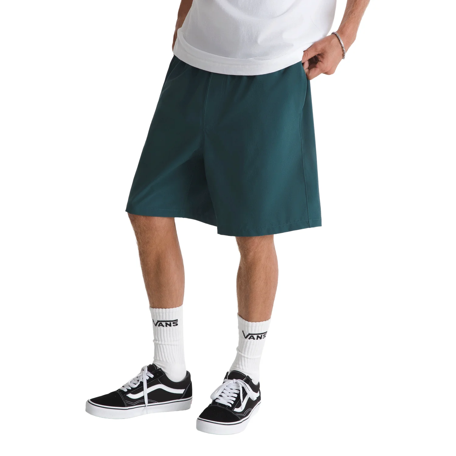 Vans Men's Outline Hybrid Short Mystic Moss - Image 4