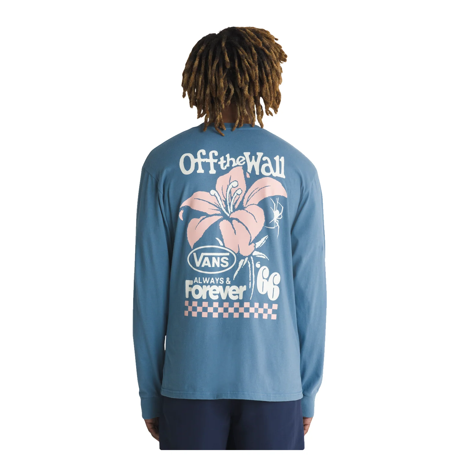 Vans Men's Petal And Pest L/S T Shirt Copen Blue - Image 3