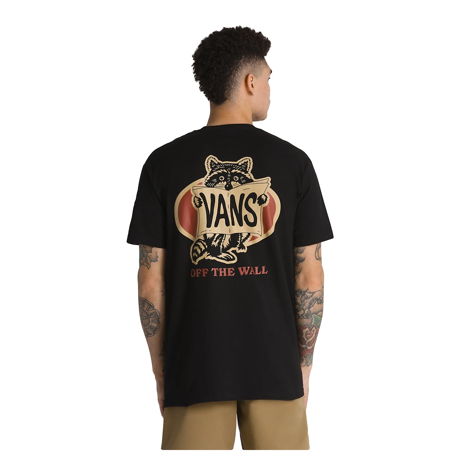 Vans Men's Racoon Sign S/S Tee Black - Image 2