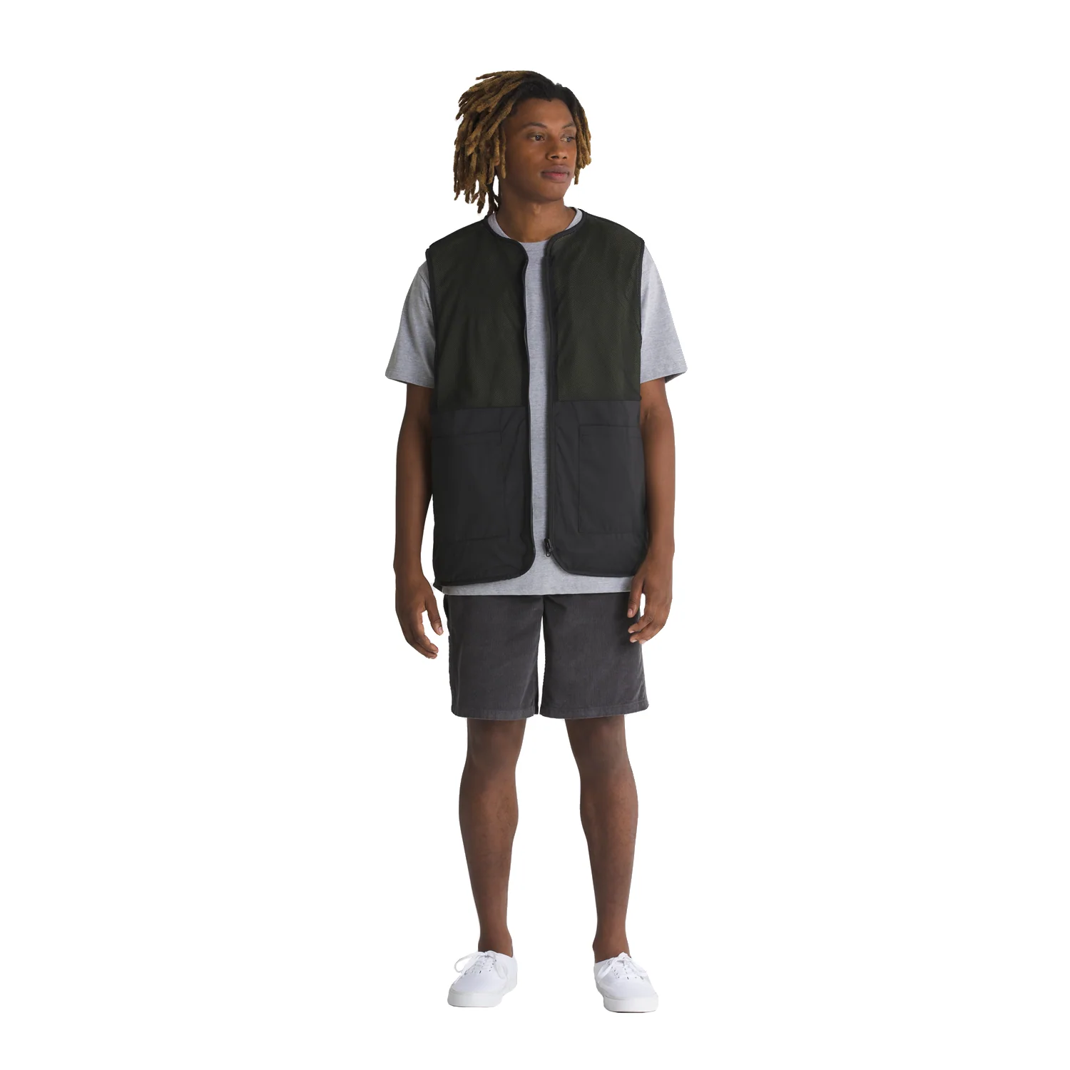 Vans Men's Rosewood Reversible Vest Olivine - Image 3