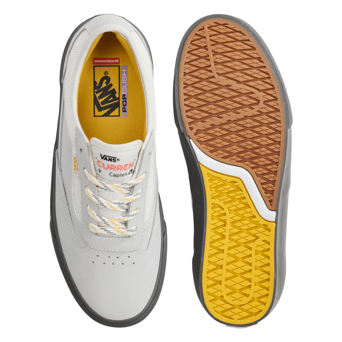 Vans Men's Skate Curren Caples Shoe Grey - Image 2