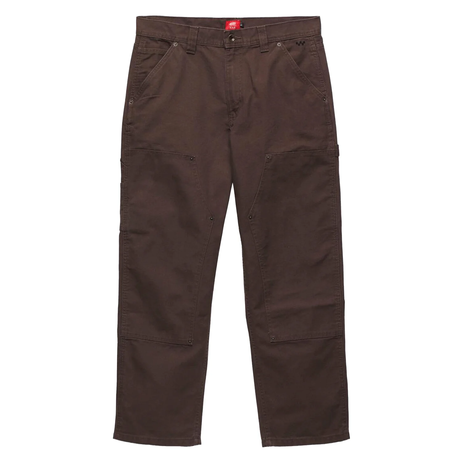 Vans Men's Skate Drill Chore Ave Loose Carp Pant Chocolate Brown - Image 3
