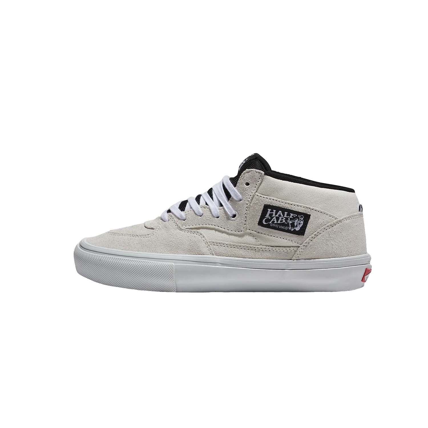 Vans Men's Skate Half Cab Shoe White/Black - Image 2