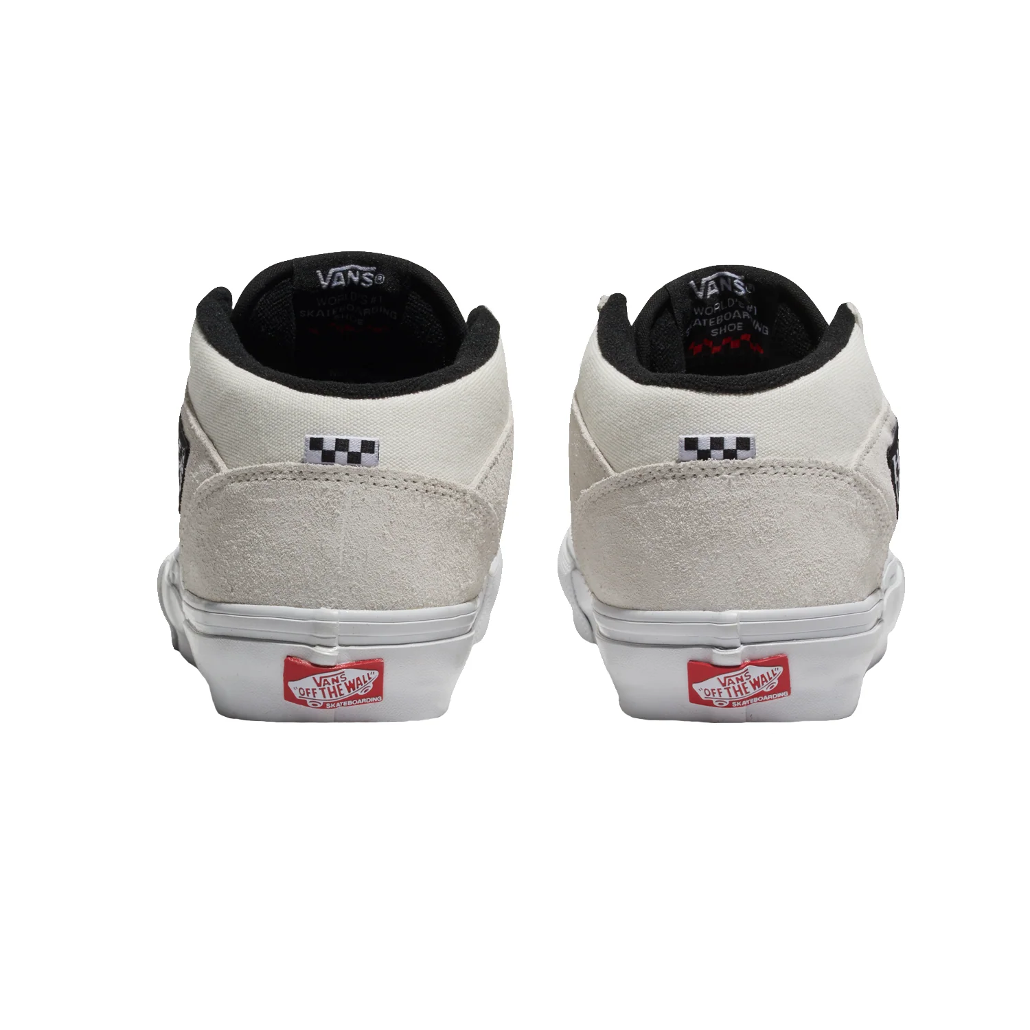 Vans Men's Skate Half Cab Shoe White/Black - Image 4