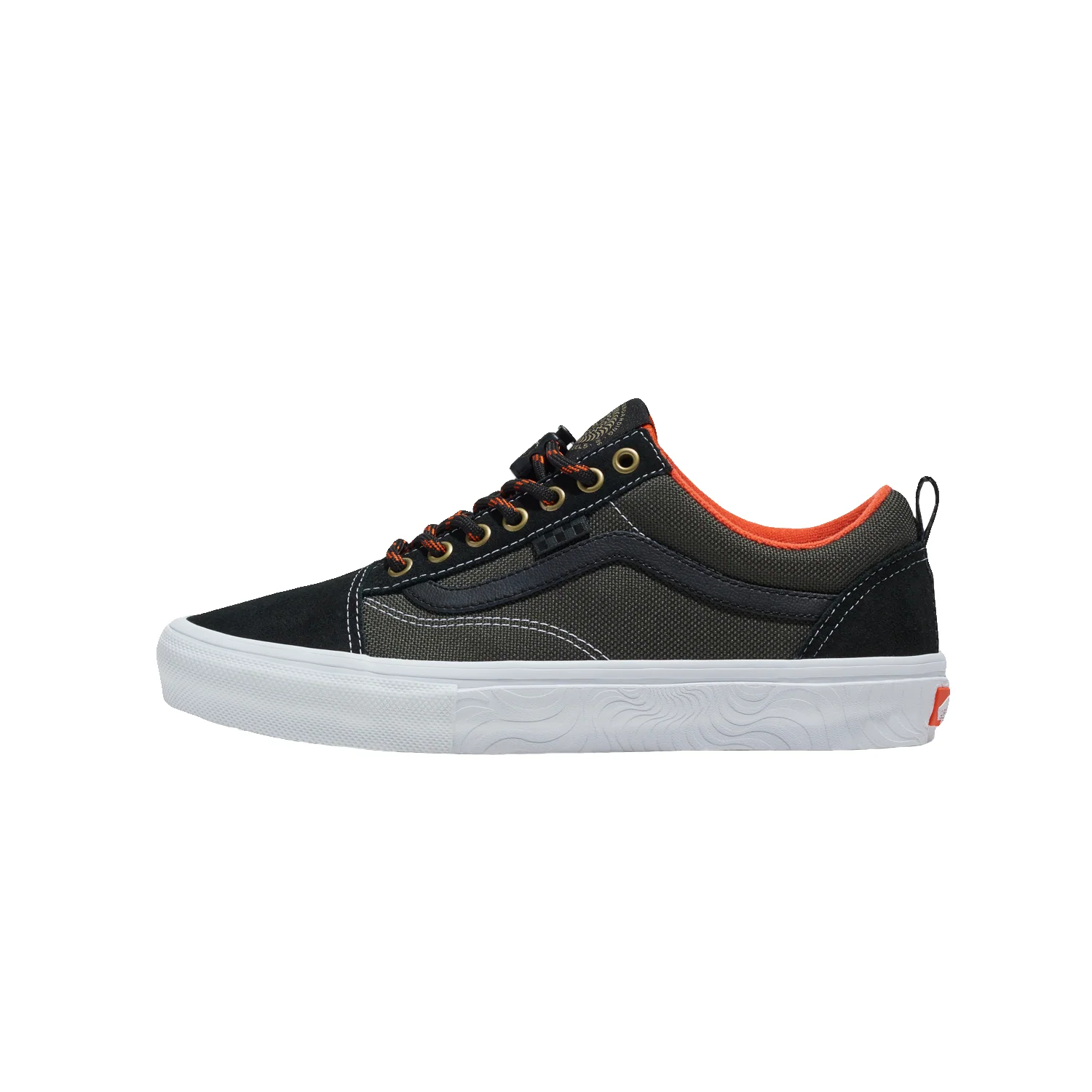Vans Men's Skate Old Skool Shoe Spitfire Black/Flame - Image 2