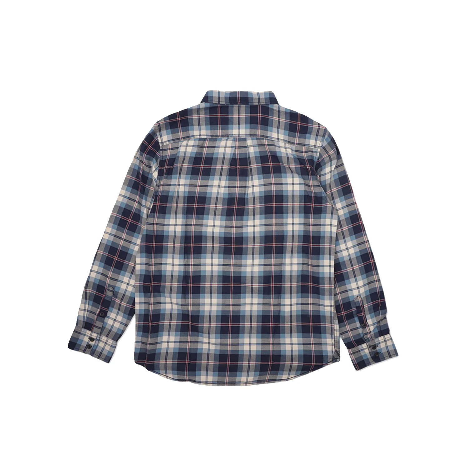 Vans Men's Sycamore L/S Shirt Bluestone/Oatmeal - Image 2