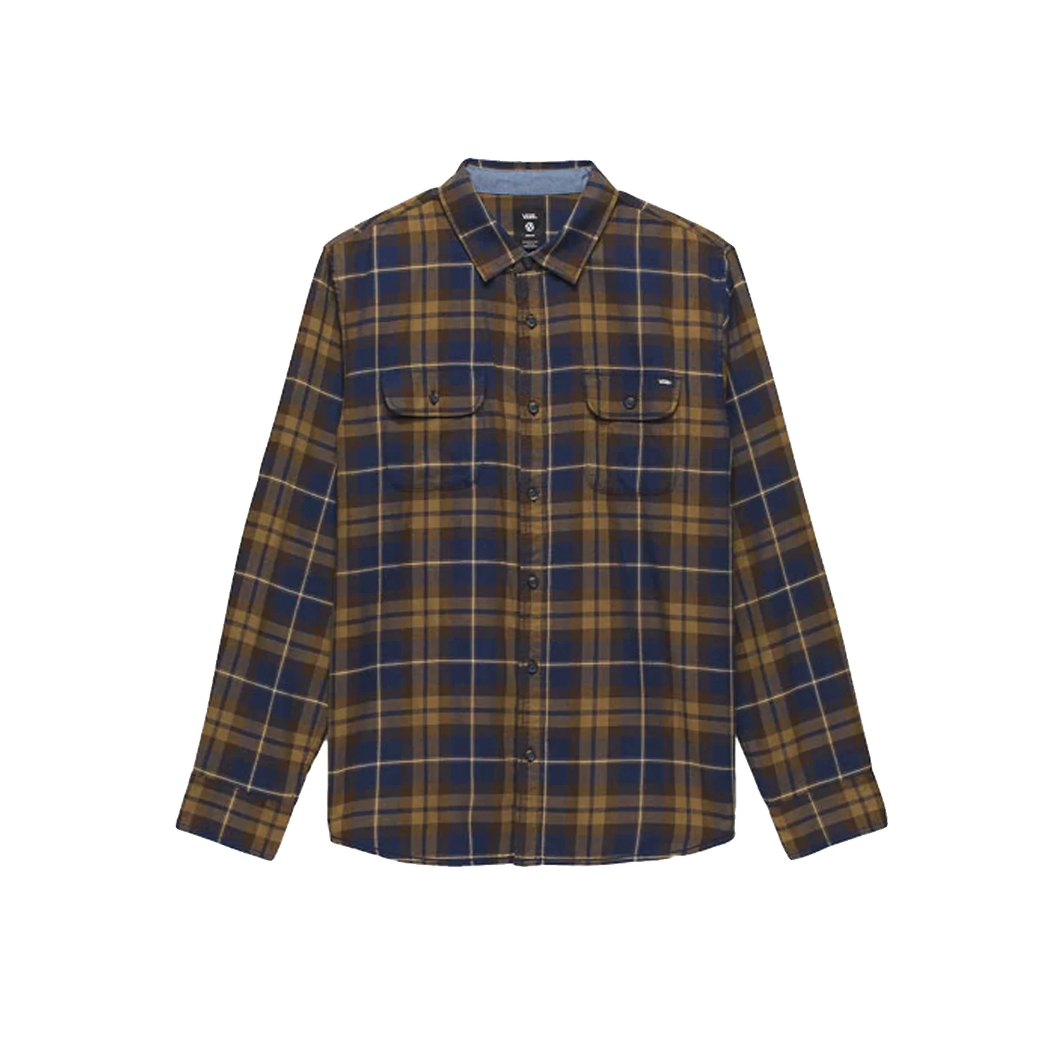 Vans Men's Sycamore L/S Shirt Dress Blues-Kangaroo - Image 4