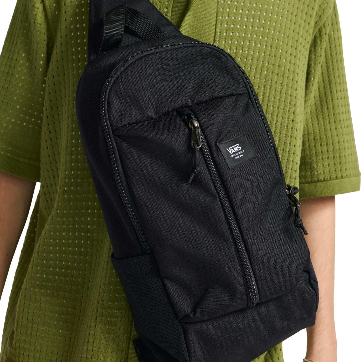 Vans Men's Warp Sling Bag Black Ripstop - Image 5