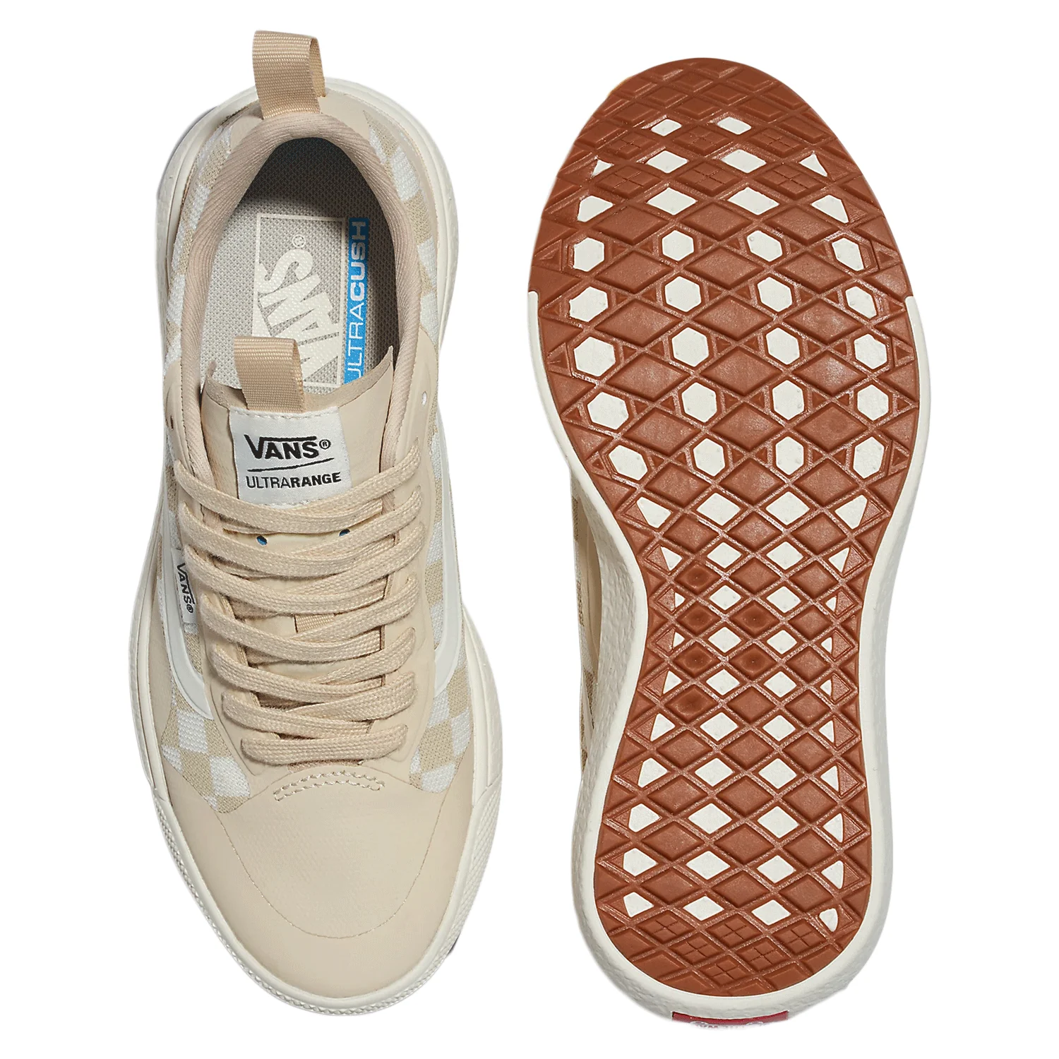 Vans MTE UltraRange Exo Shoe Checkerboard Cream - Image 3