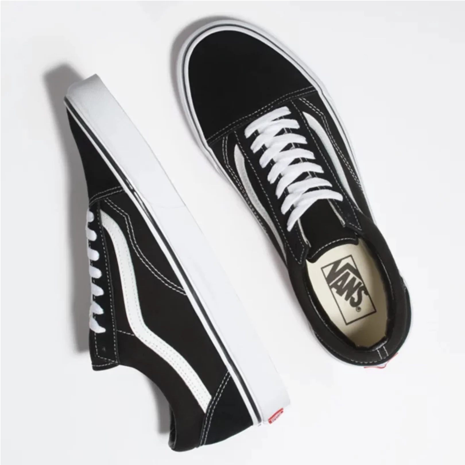 Vans Old Skool Shoe Black/White - Image 3