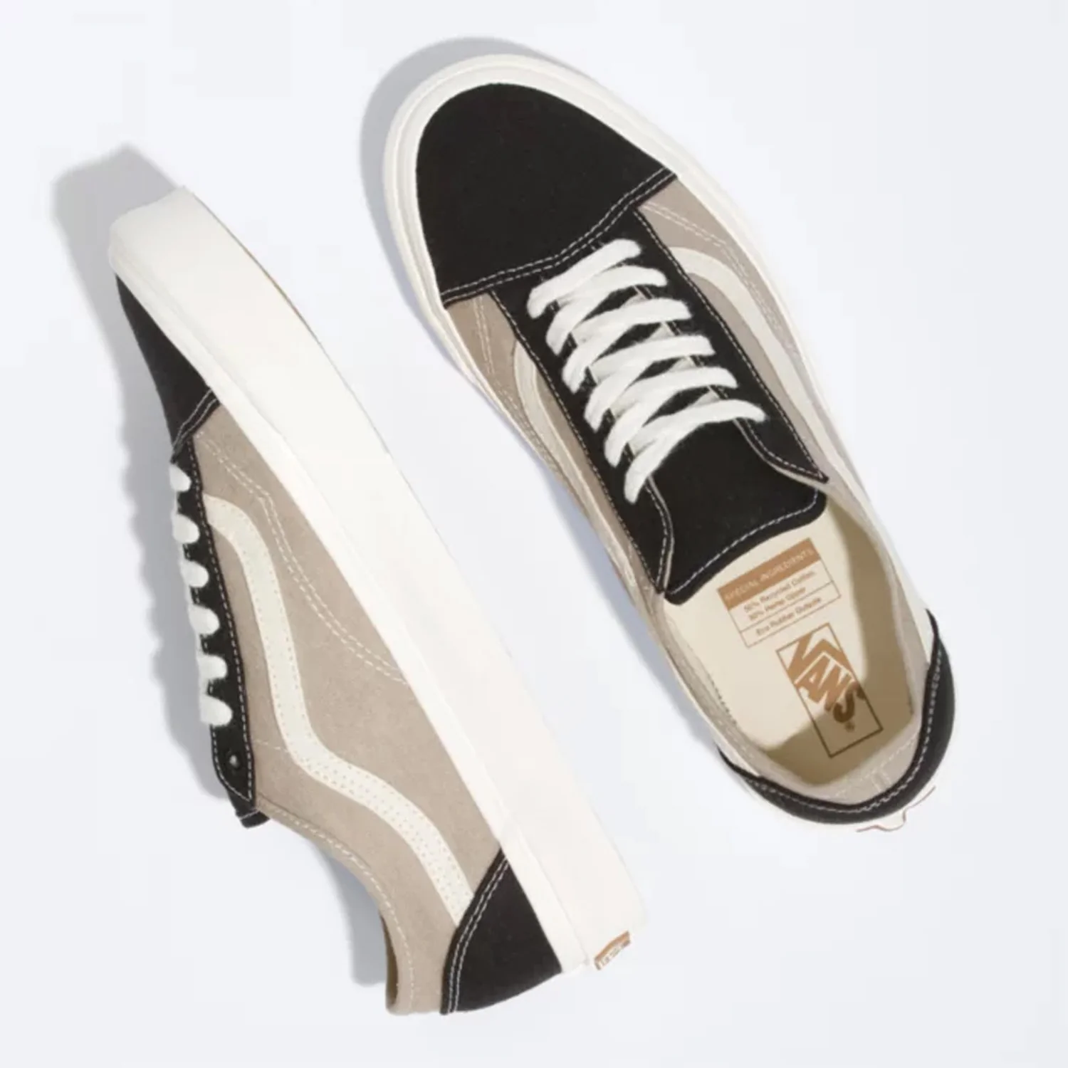 Vans Old Skool Tapered Shoe Eco Theory Multi Block Black - Image 3