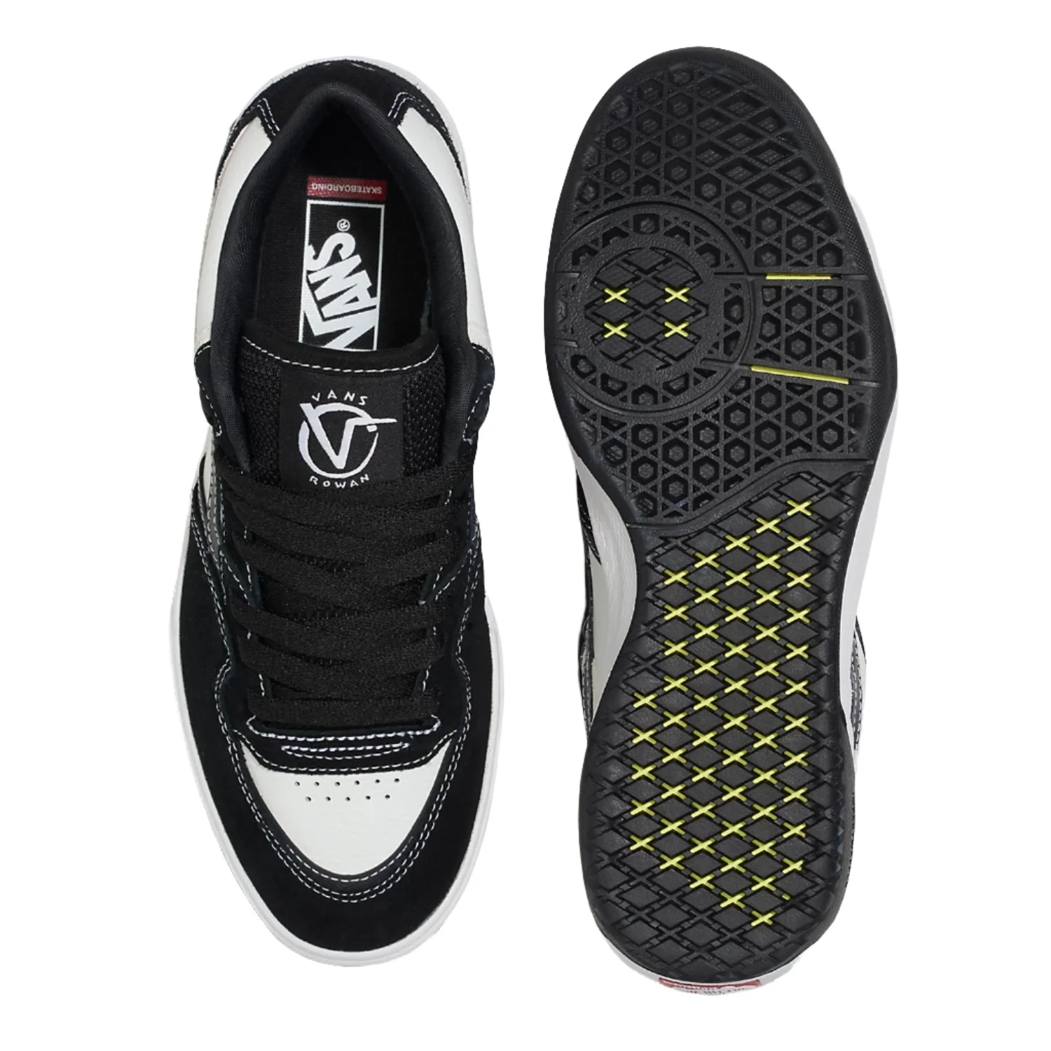 Vans Rowan 2 Shoe Black/White/Black - Image 3