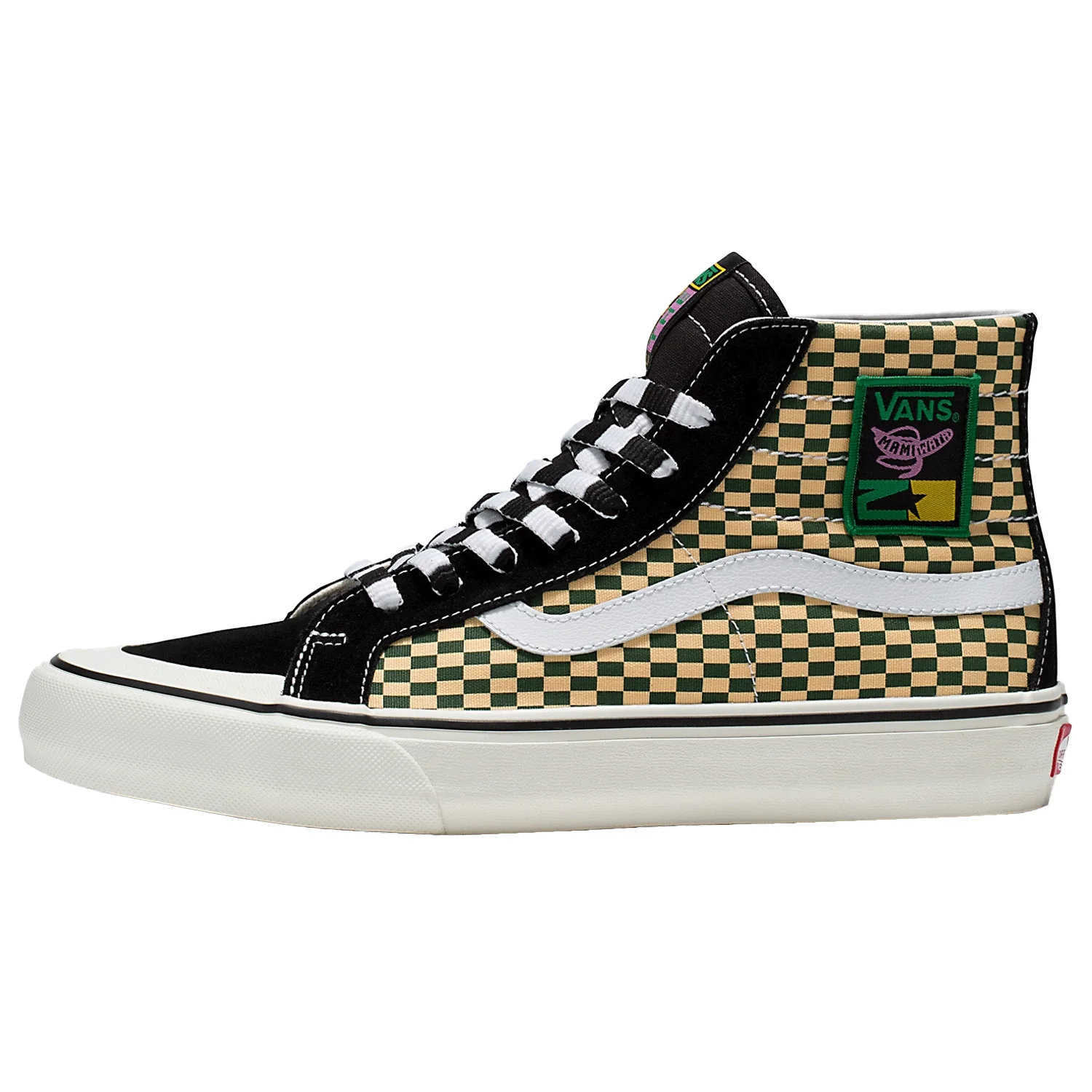 Vans Sk8-Hi 138 Decon VR3 SF Shoe Poppy Floral Cream - Image 2