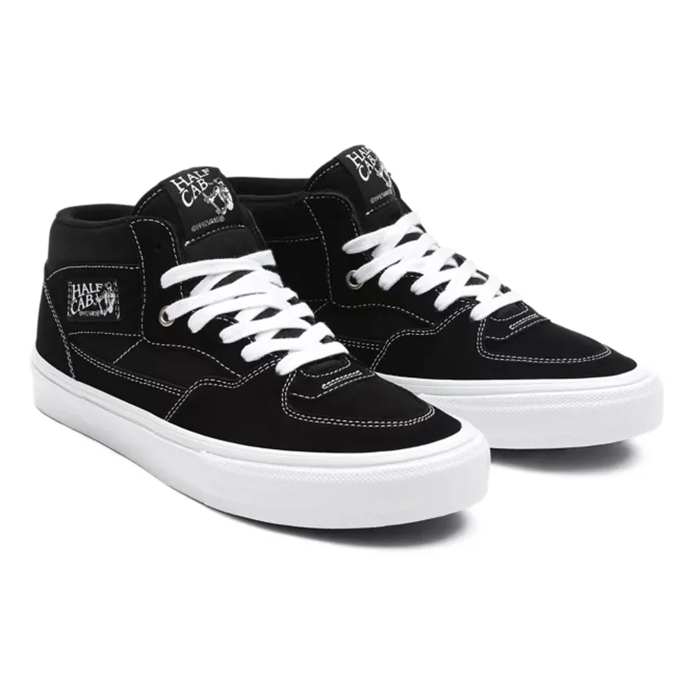 Vans Skate Half Cab Shoe Black/White - Image 5