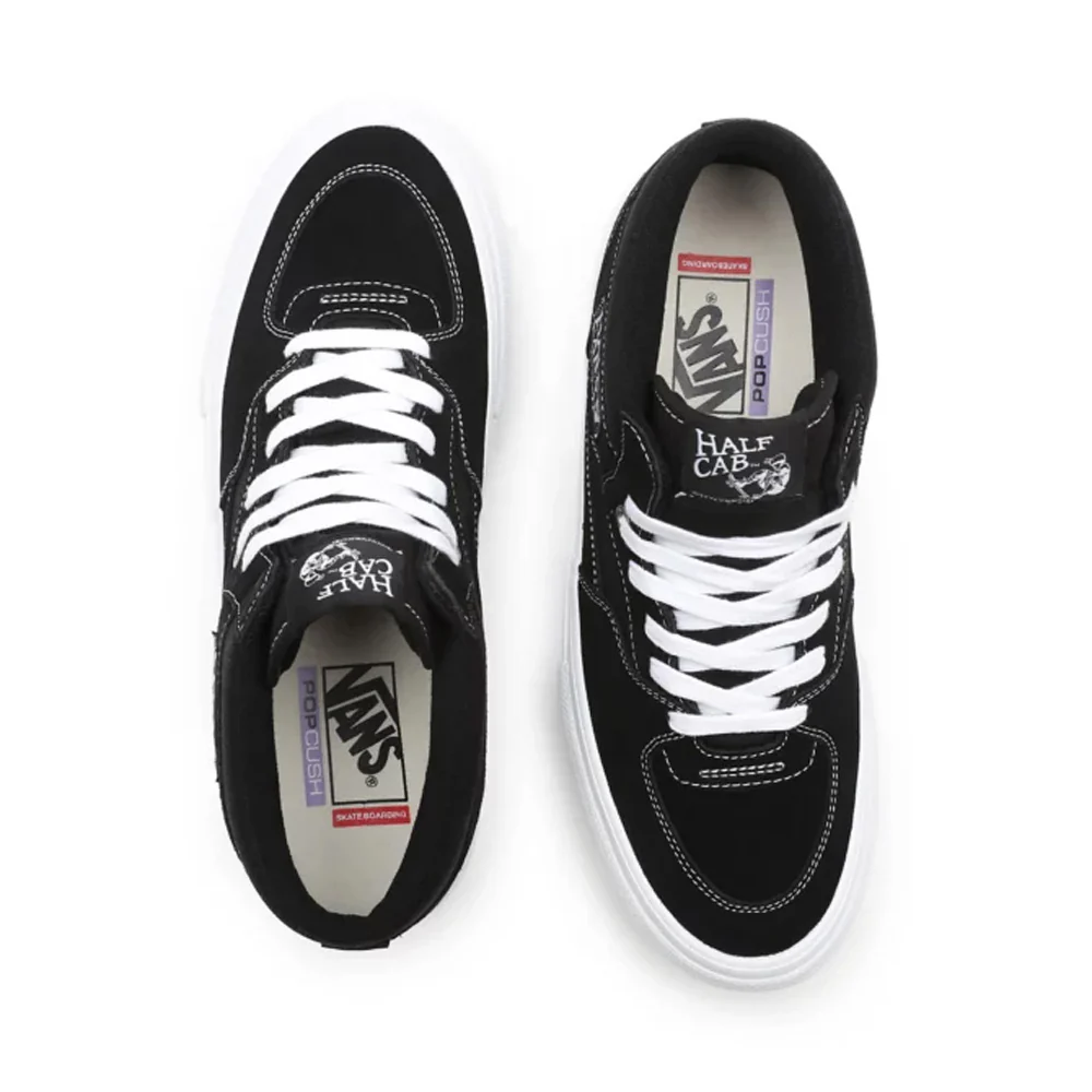 Vans Skate Half Cab Shoe Black/White - Image 6