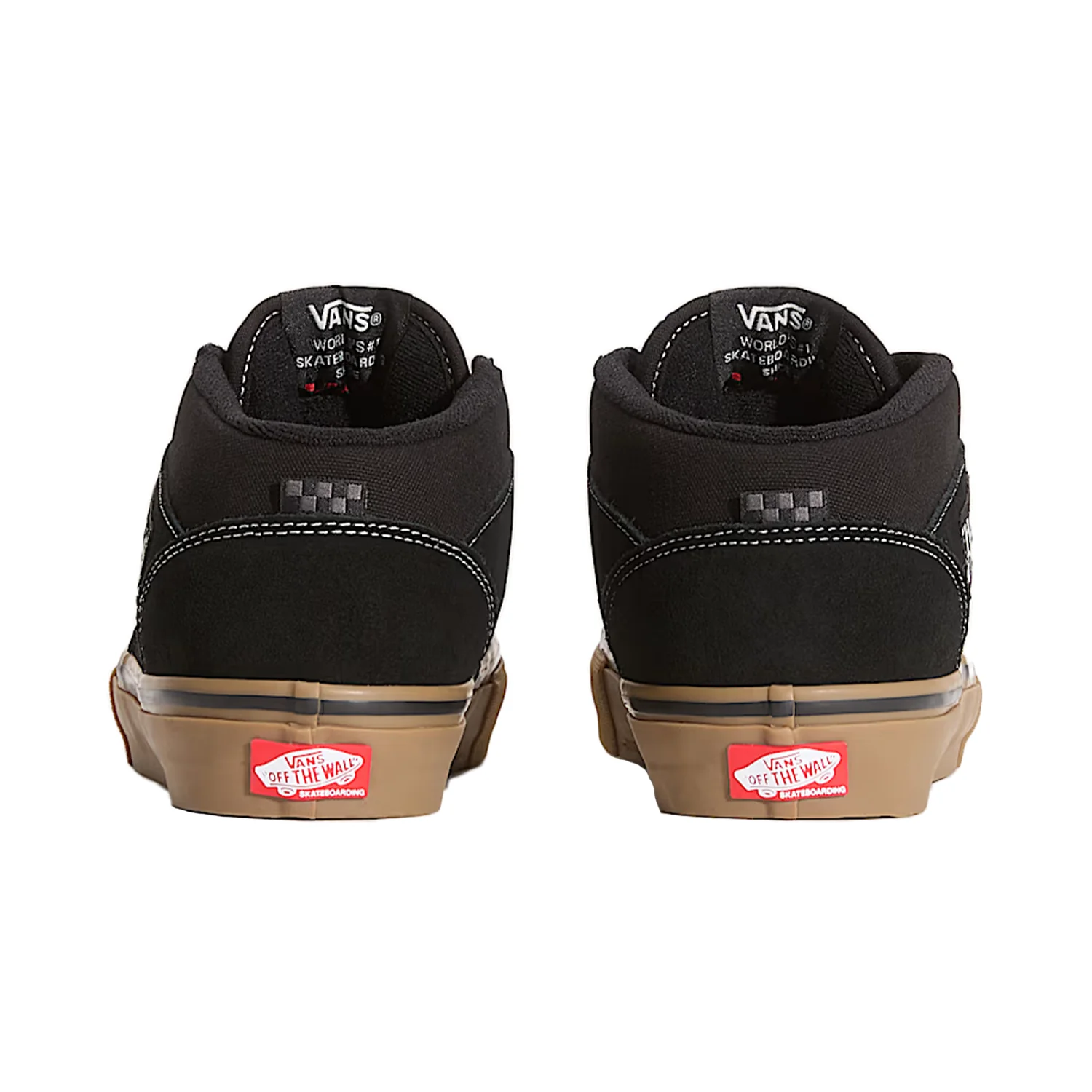 Vans Skate Half Cab Shoe Black/Gum/White - Image 3