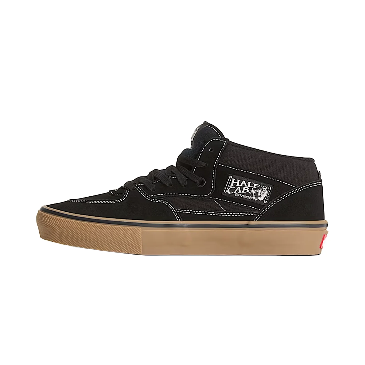 Vans Skate Half Cab Shoe Black/Gum/White - Image 4