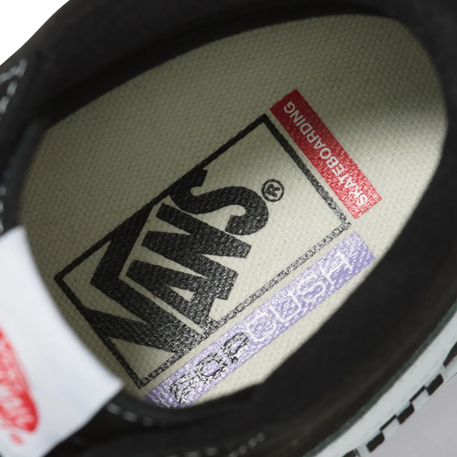 Vans Skate Sk8-Hi Shoe Black/White - Image 4