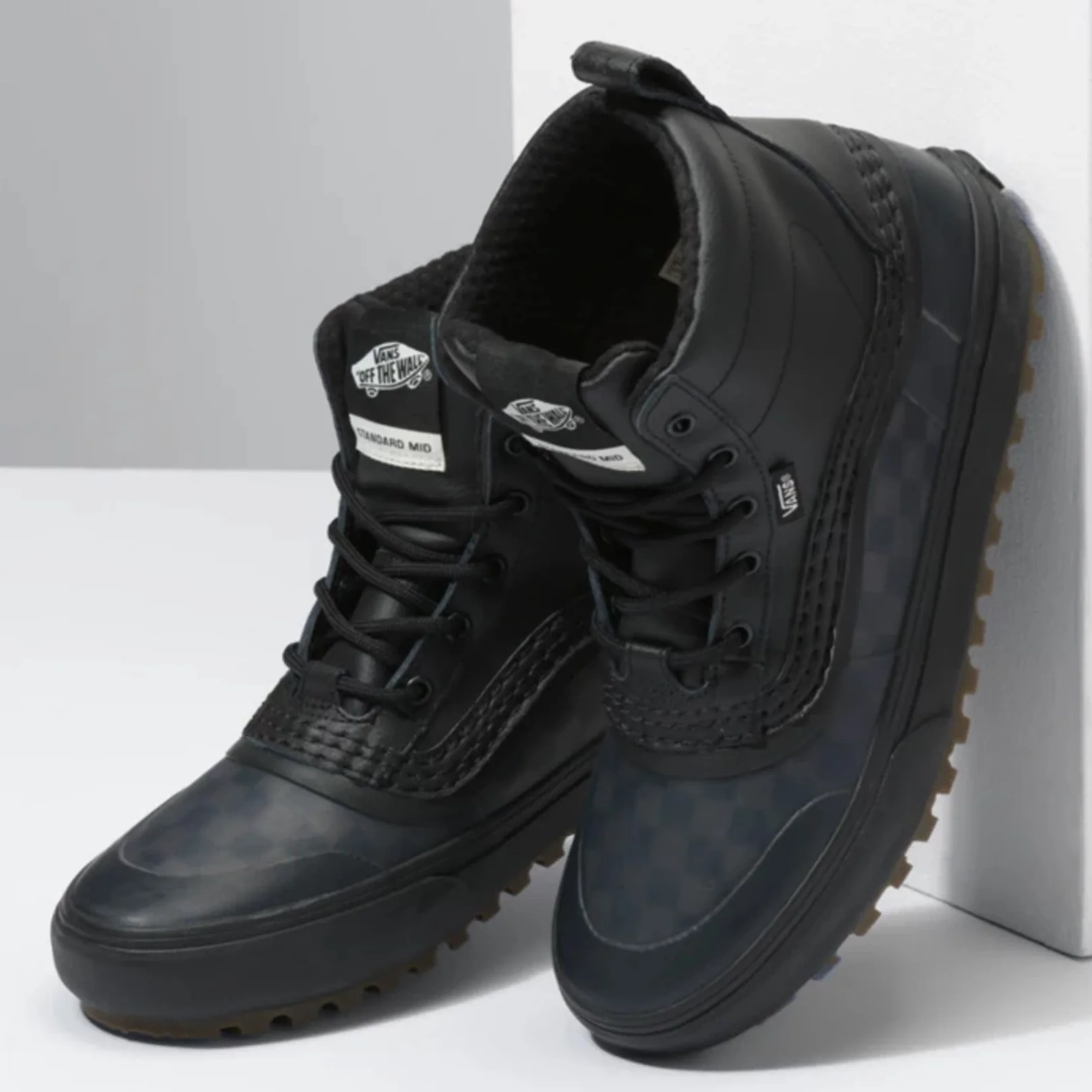 Vans Standard Mid Snow MTE Checkerboard/Black - Image 4