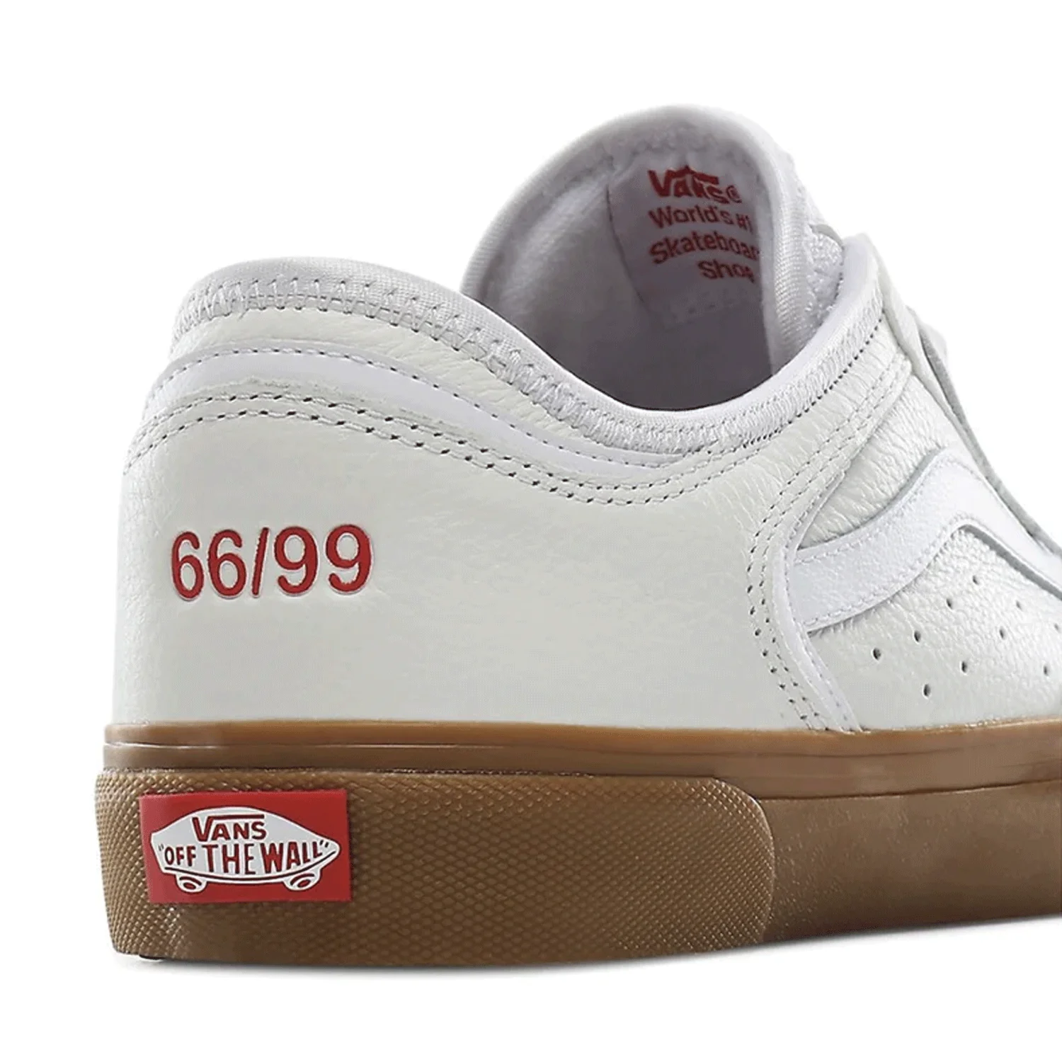 Vans Rowley Shoe White/Gum - Image 2