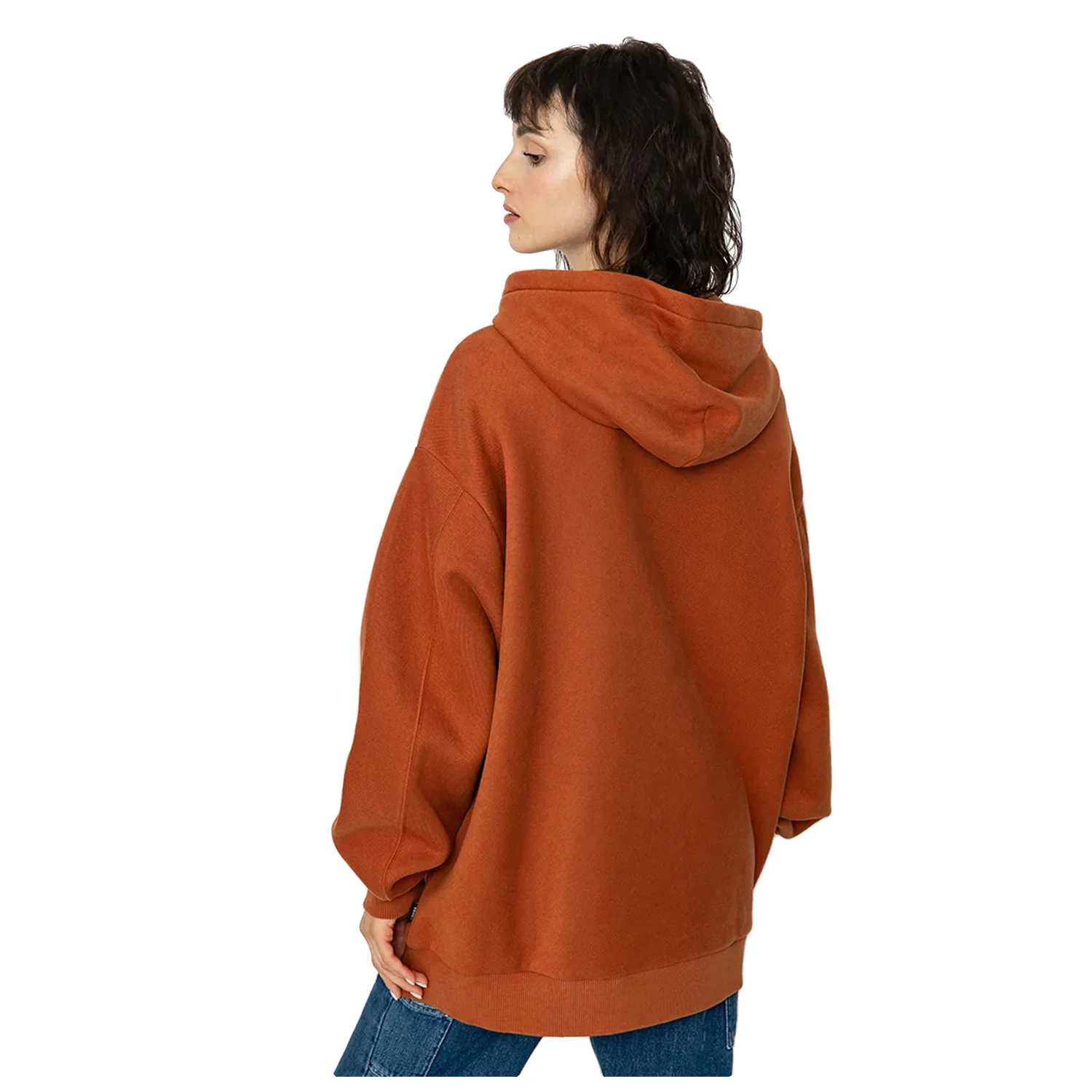 Vans Women's Comfycush L/S Hoodie Ginger Bread - Image 2