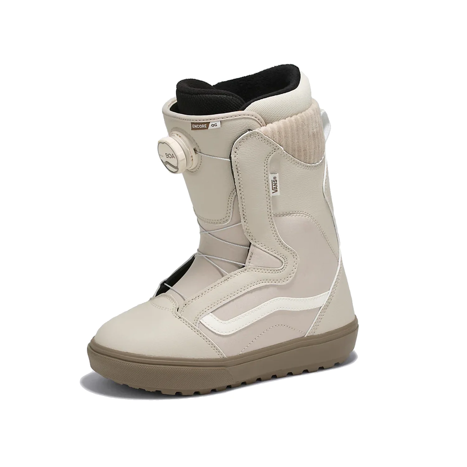 Vans Women's Encore OG Snowboard Boots 2024 Khaki/Gum - Image 3