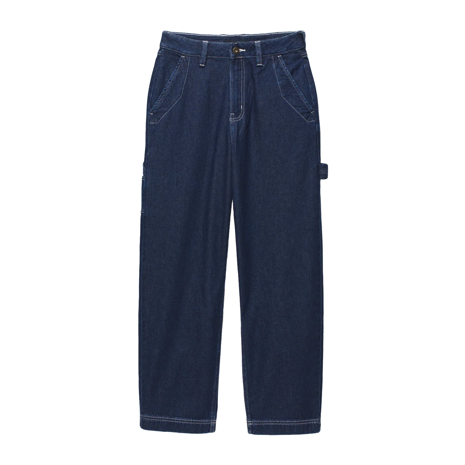 Vans Women's Ground Work Denim Pant Dark Denim - Image 5