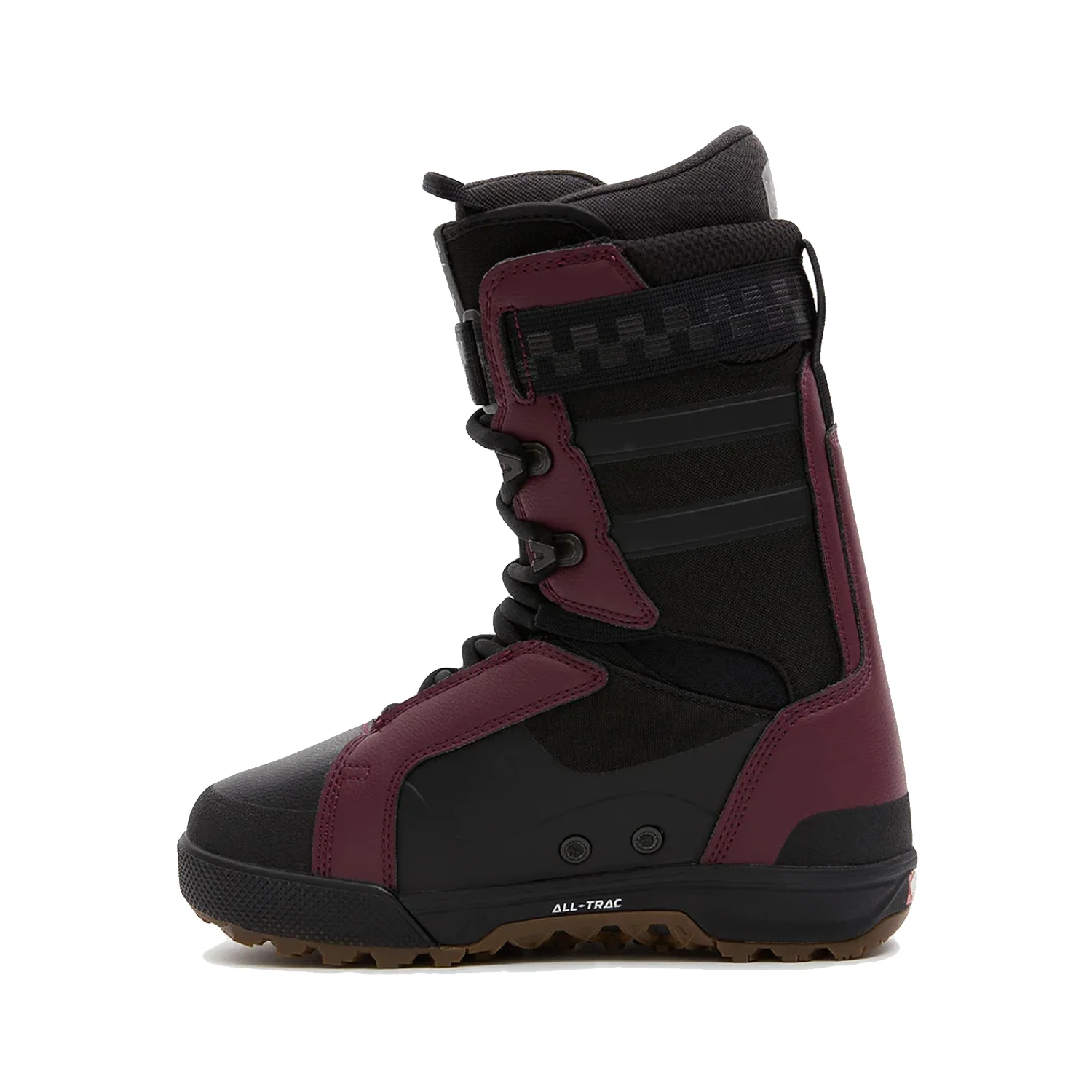 Vans Women's Hi-Standard Pro x Jill Perkins Snowboard Boots 2024 Black/Burgundy - Image 2