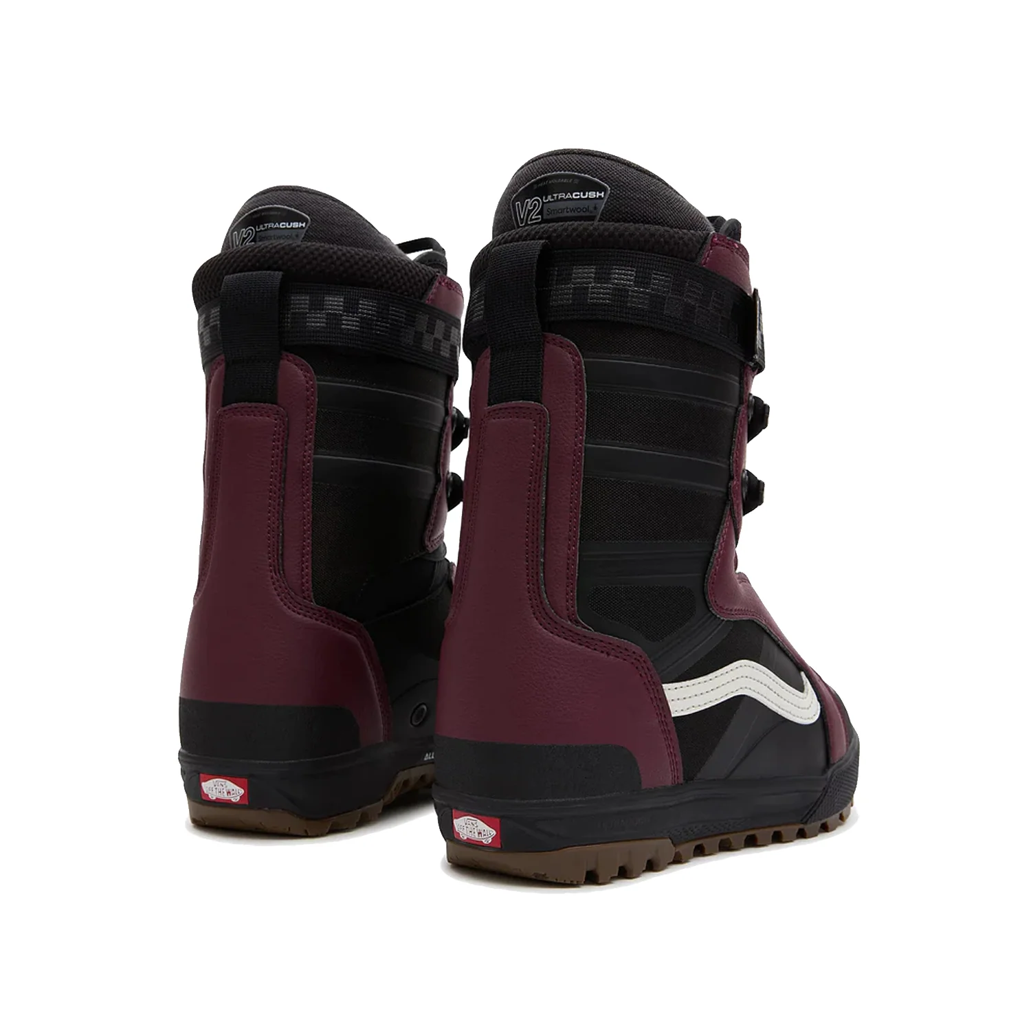 Vans Women's Hi-Standard Pro x Jill Perkins Snowboard Boots 2024 Black/Burgundy - Image 4
