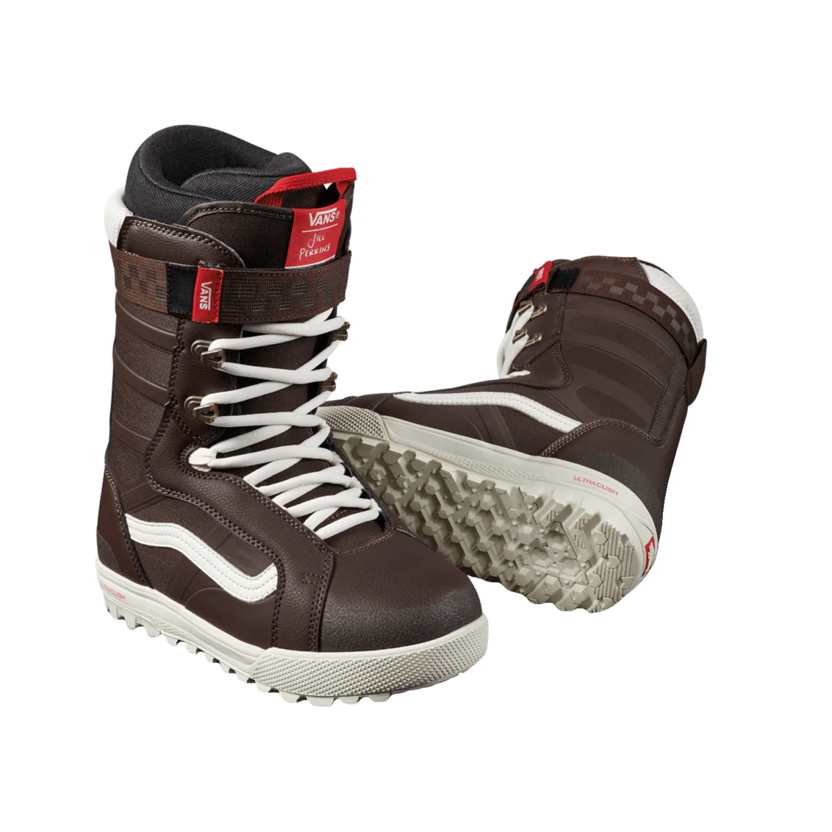 Vans Women's Hi-Standard Pro Snowboard Boots 2025 Jill Perkins Marshmallow/Demitasse - Image 2