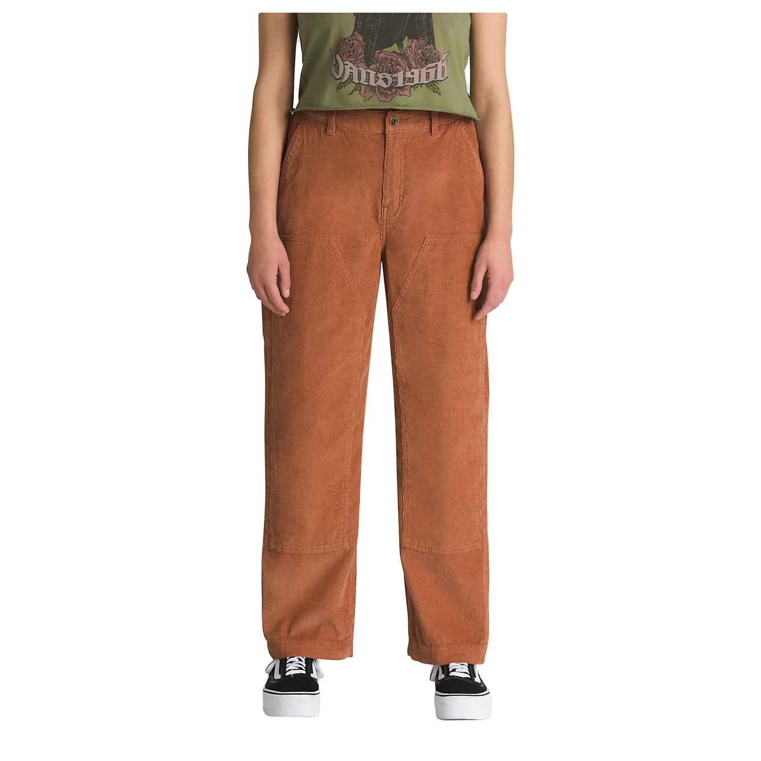 Vans Women's High Road Groundwork Cord Pant Mocha Bisque - Image 3