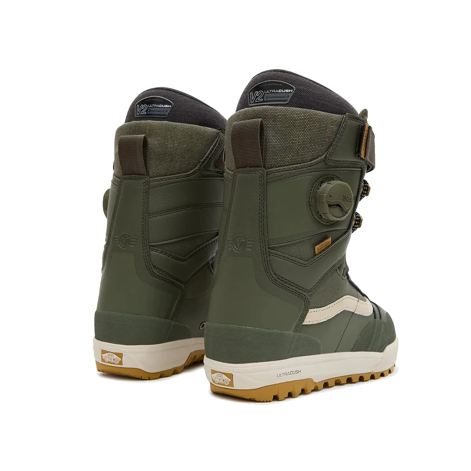 Vans Women's Luna Ventana Pro Snowboard Boots 2024 Olive - Image 3