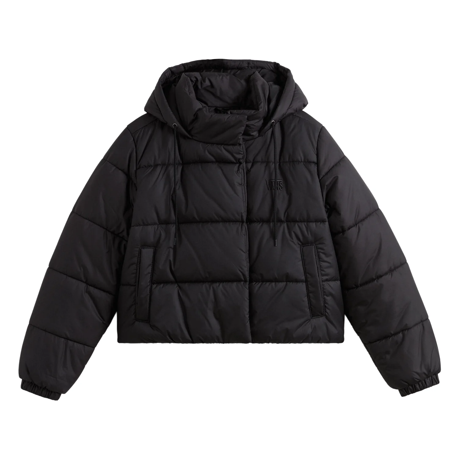 Vans Women's MTE Hillgate Cropped Puffer Jacket Black - Image 5