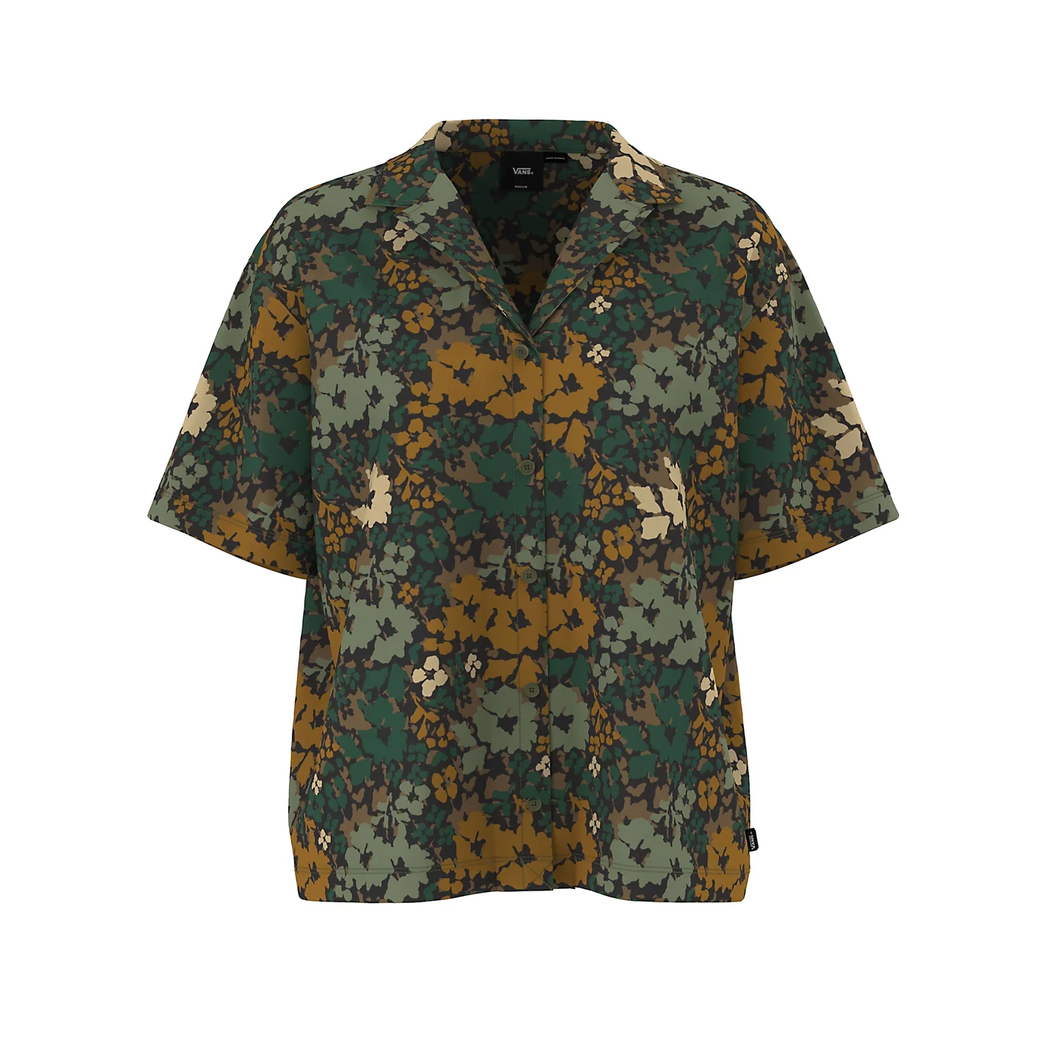 Vans Women's Parksfield S/S Shirt Loden Green - Image 2