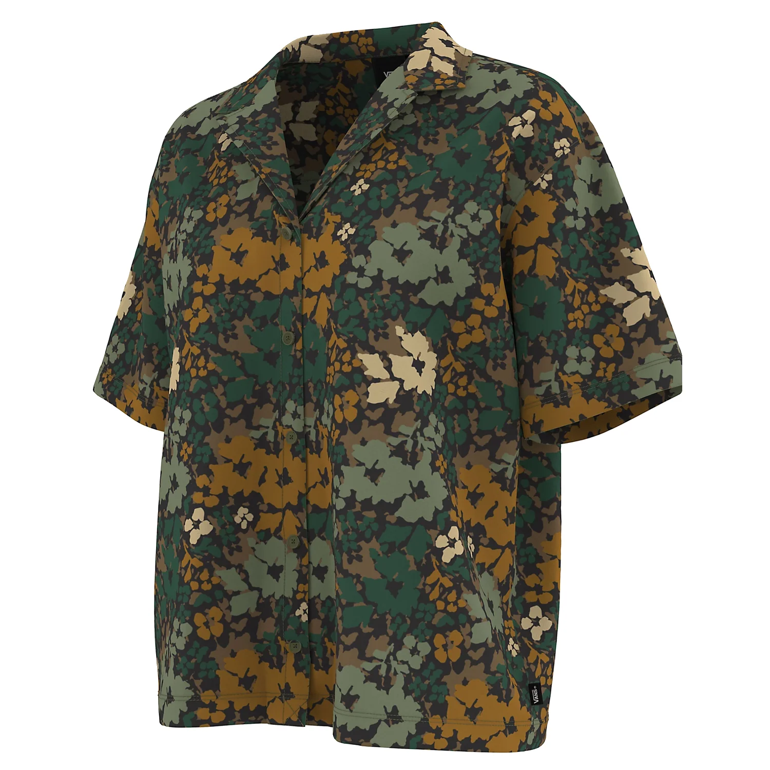 Vans Women's Parksfield S/S Shirt Loden Green - Image 4