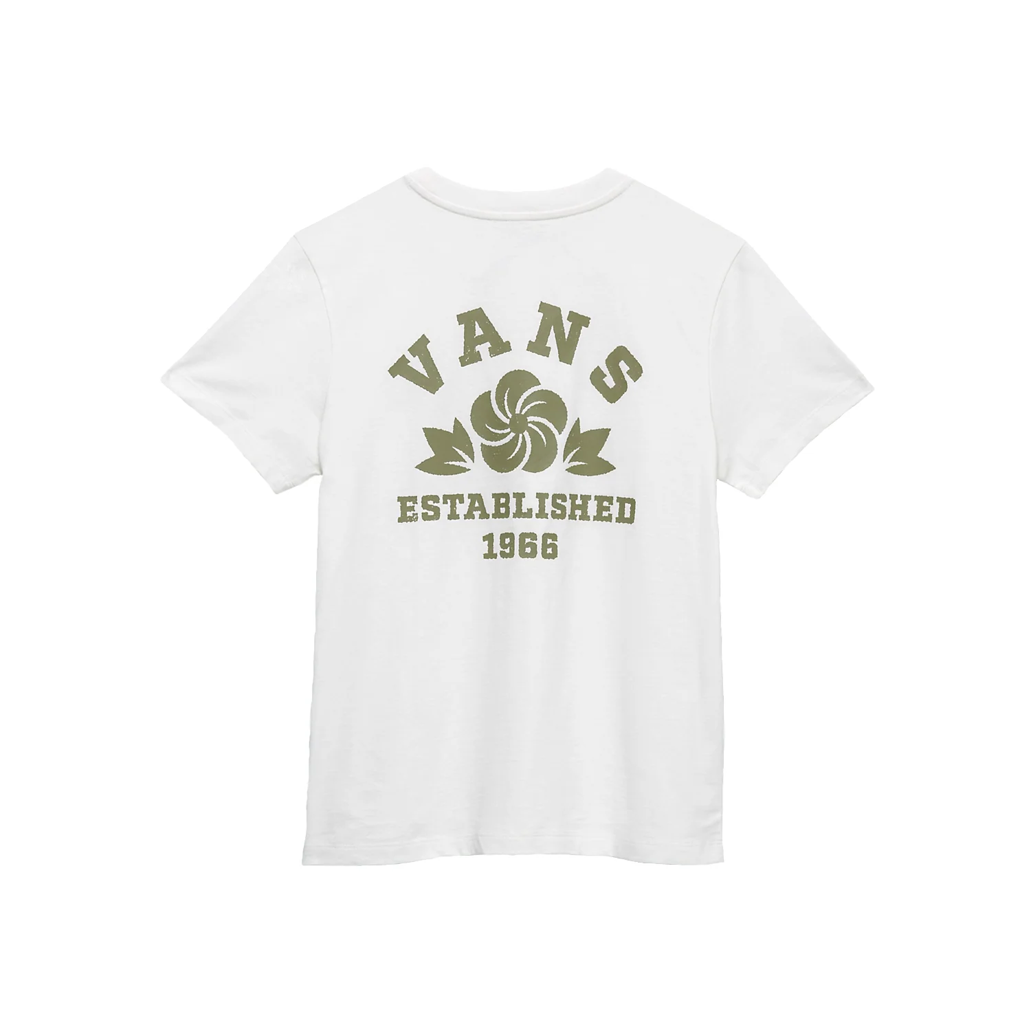 Vans Women's Peake Crew Tee Marshmallow - Image 5