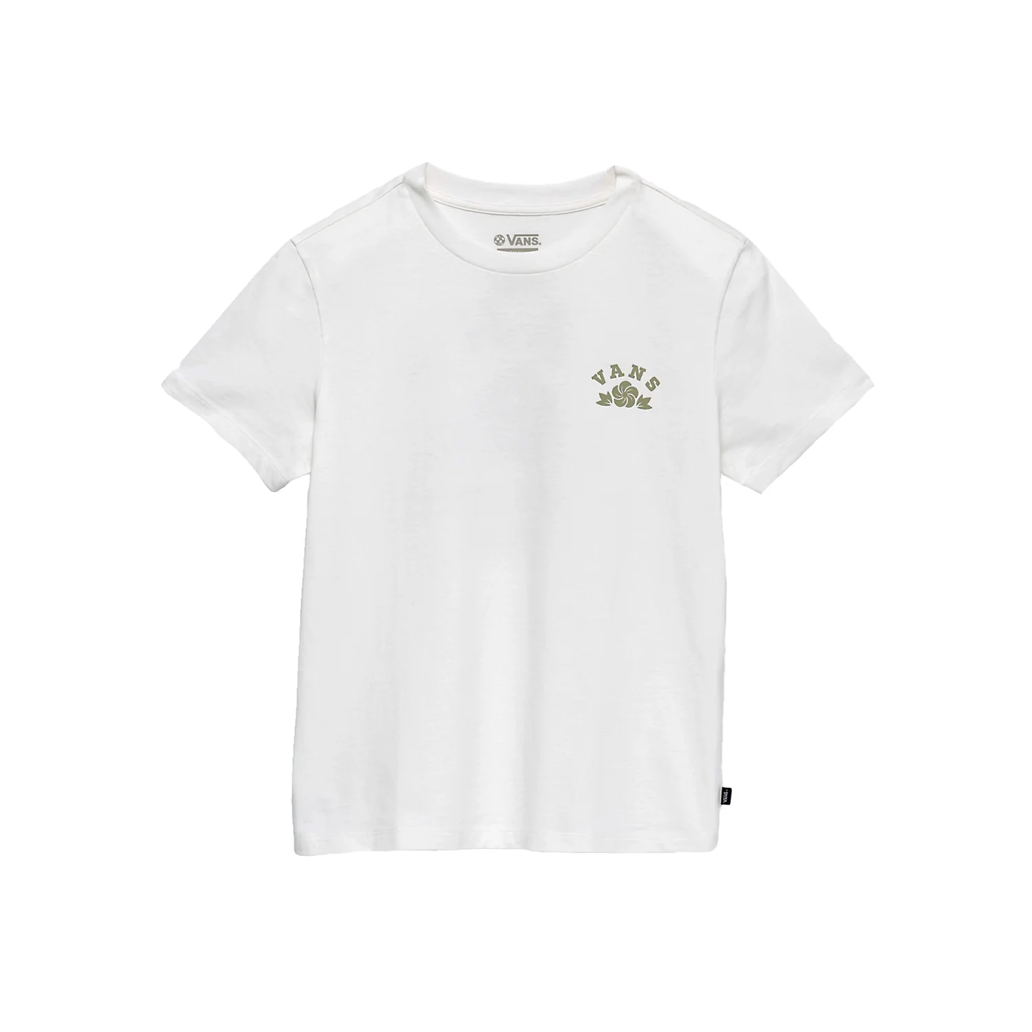 Vans Women's Peake Crew Tee Marshmallow - Image 6