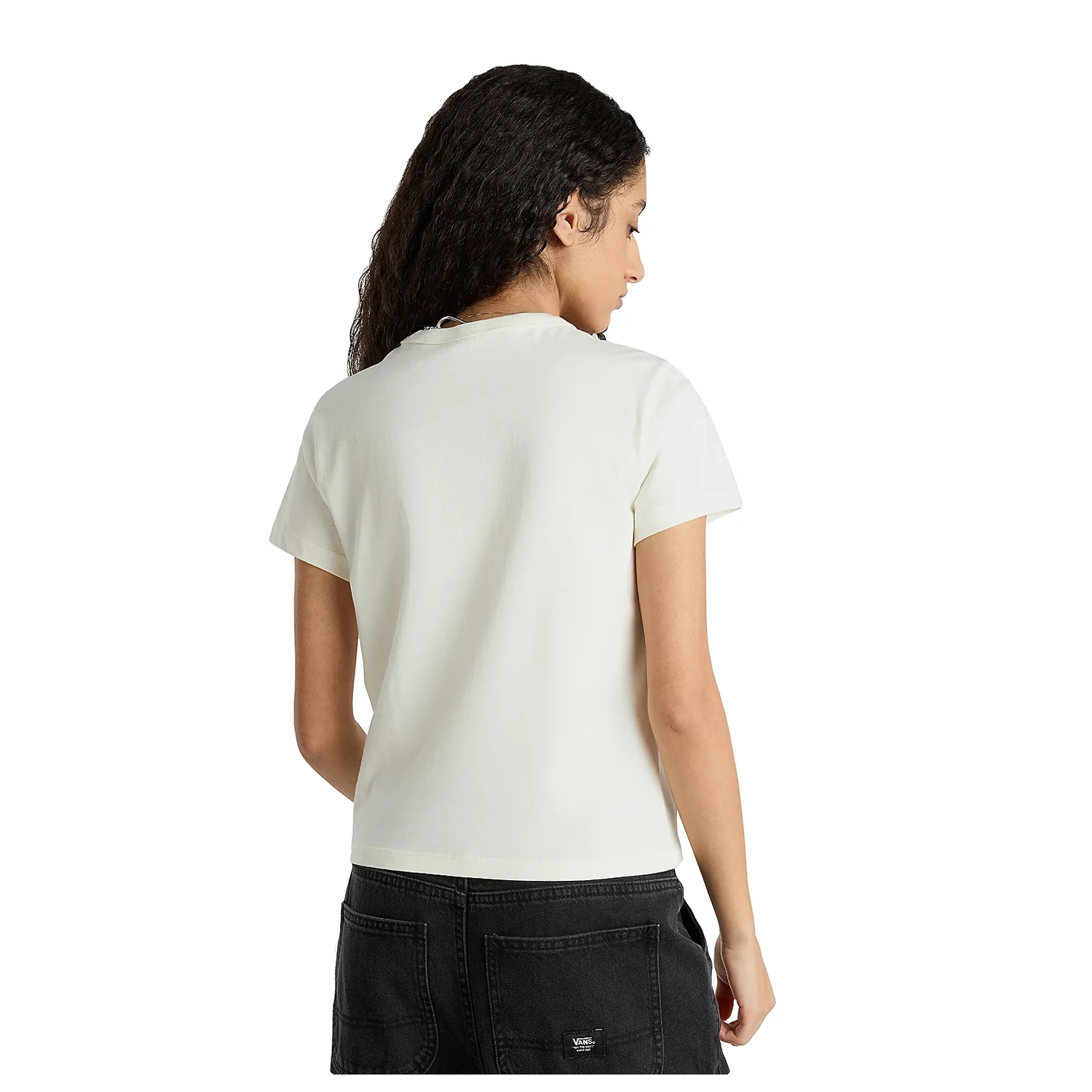 Vans Women's Sol Shine Mini T Shirt Marshmallow - Image 2