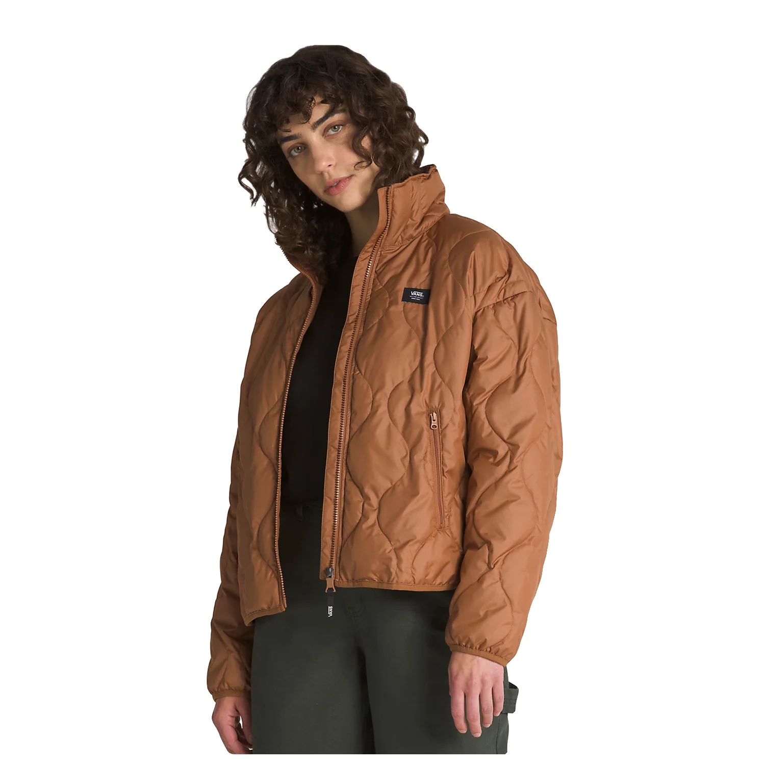 Vans Women's Tobias Primaloft Mte-1 Jacket Mocha Bisque - Image 2