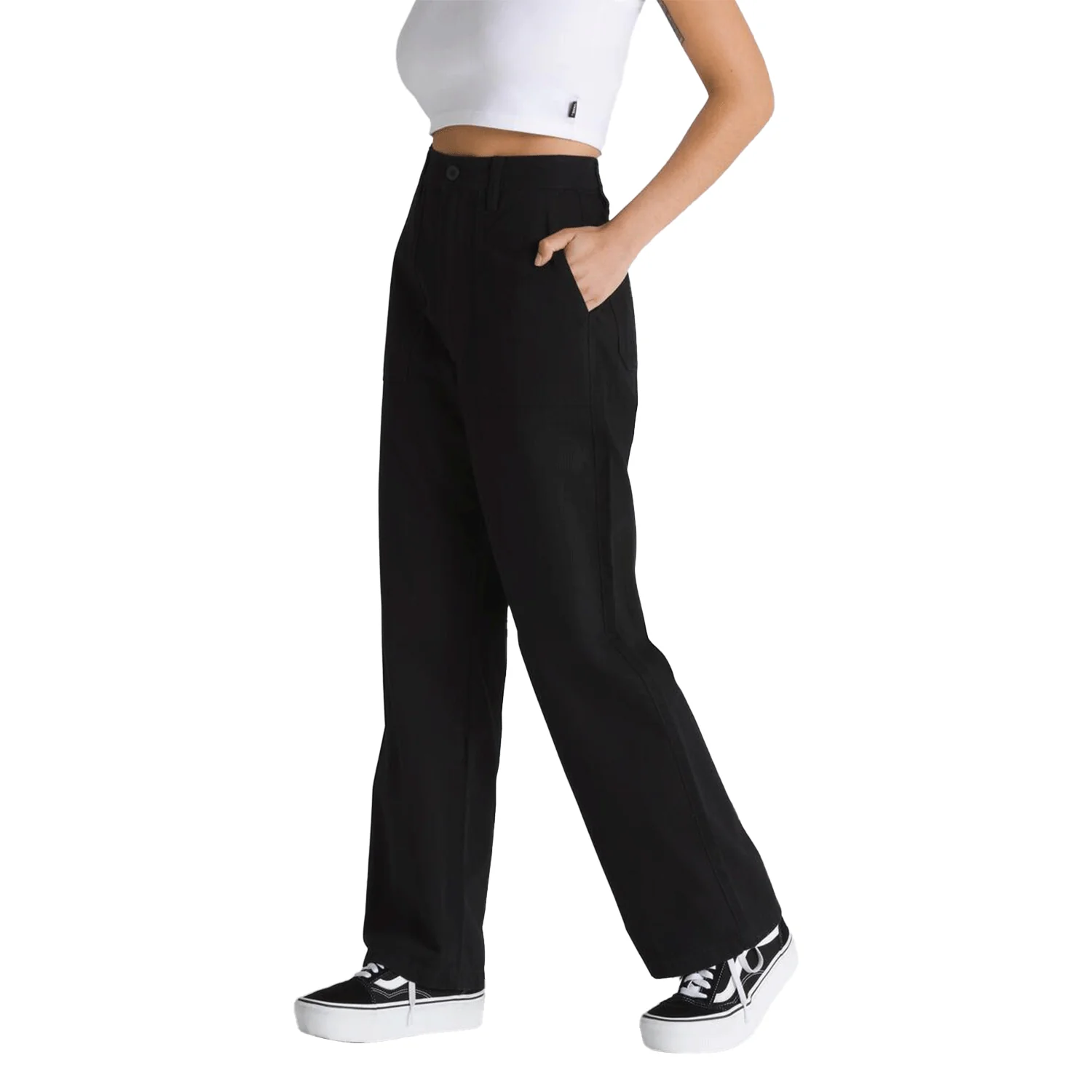 Vans Women's Union Relaxed Carpenter Pant Black - Image 3