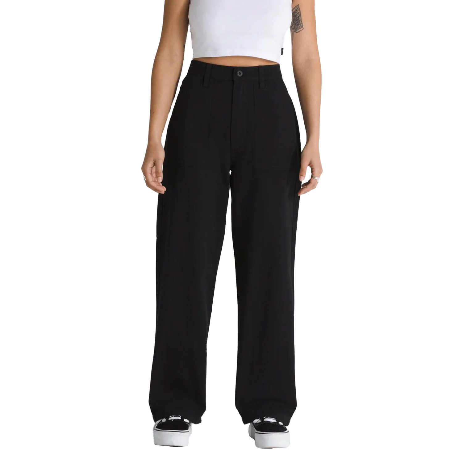 Vans Women's Union Relaxed Carpenter Pant Black - Image 4