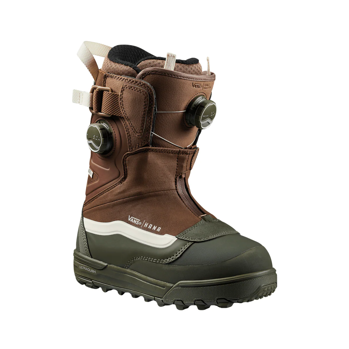 Vans Women's Viaje Range Edition Snowboard Boots 2025 Hana Beaman Grape Leaf/Brown - Image 2