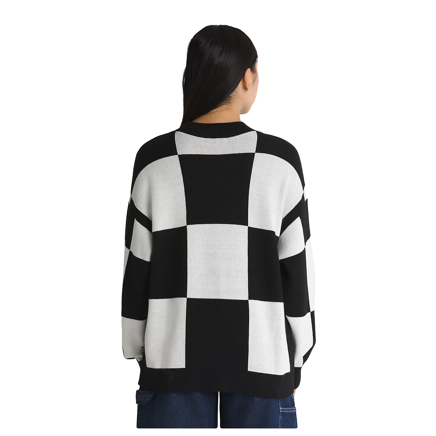 Vans Women's Vortex Sweater Black/Marshmallow - Image 3